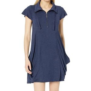 Kenzie drapey French terry dress